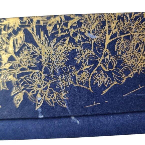 DIOR Detailed Empty Gift Box includes Blue & Gold Ribbon & Perfume Insert - Picture 4 of 13